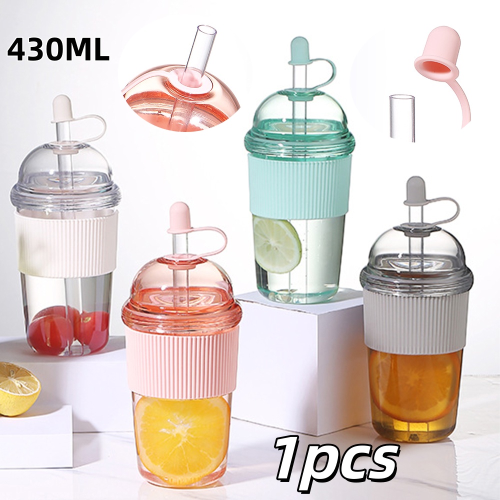 Xbloom Coffee Tea - 1pc 430ml Tragbare Flip Stroh Tasse