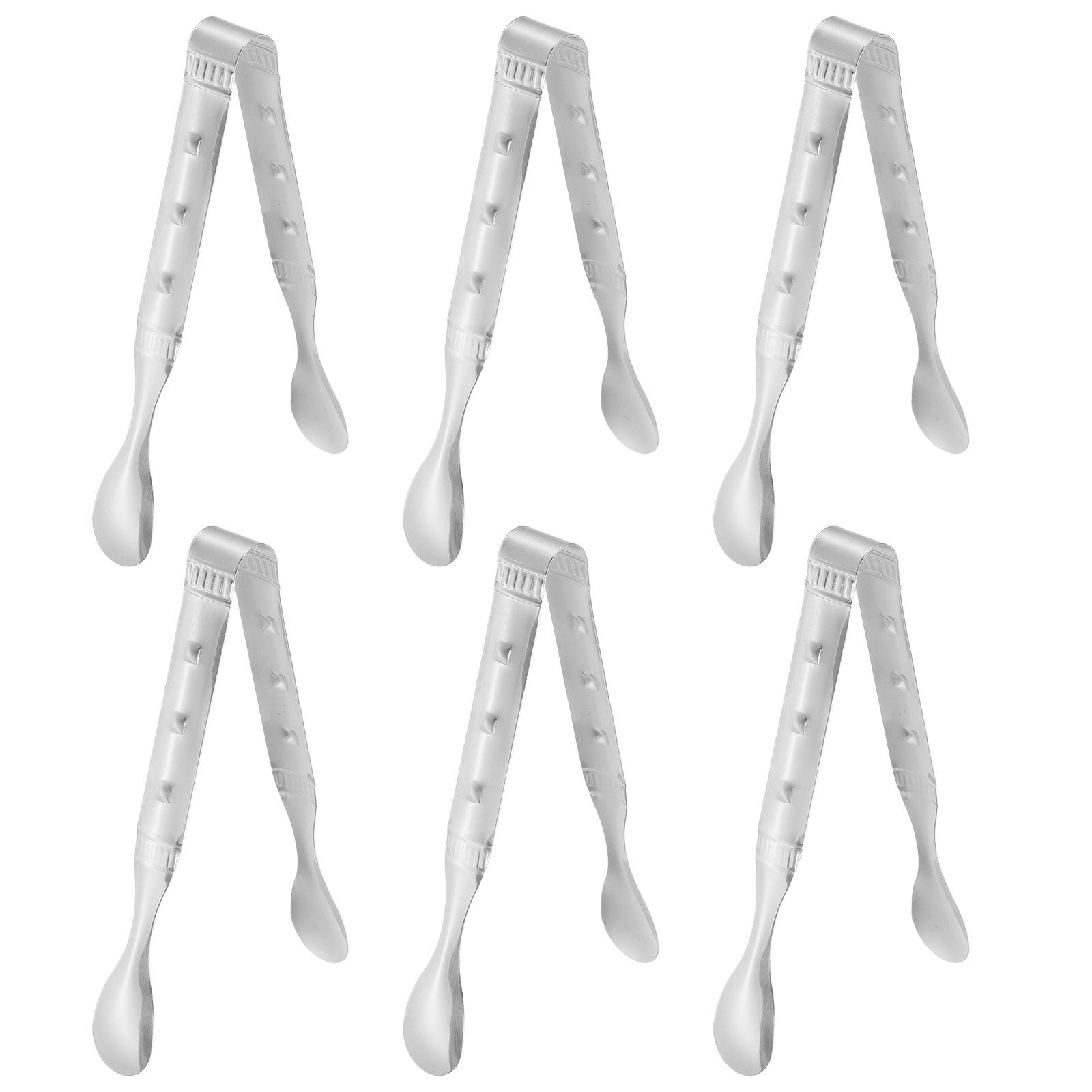 6 Stück Edelstahl-Servierzange – Coffee Tea Sugar Bewertung und Preis
