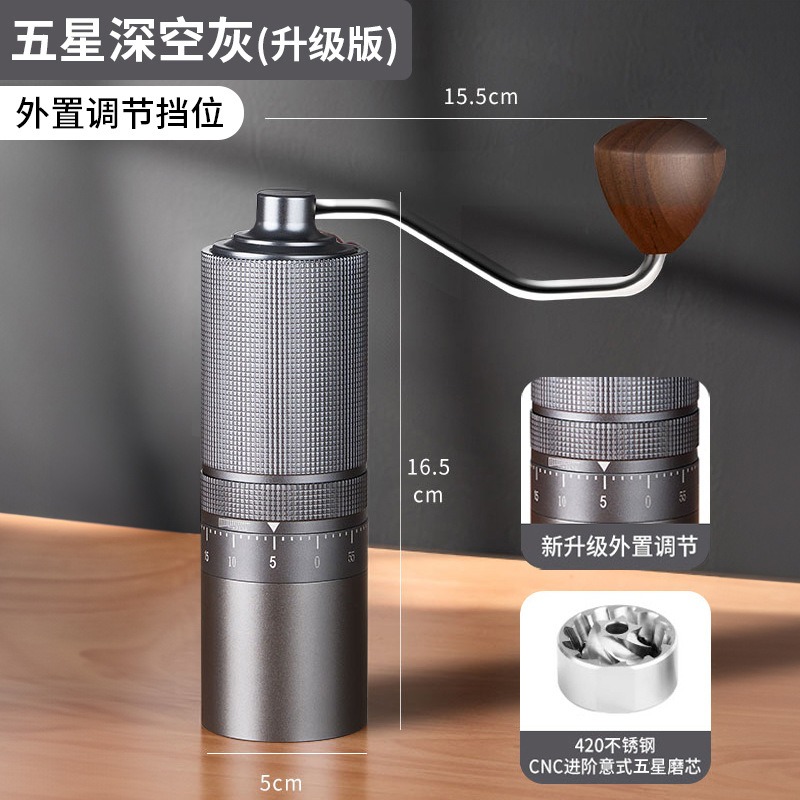 Externe manuelle Kaffeemühle m – Burr Hand Grinder Bewertung und Preis