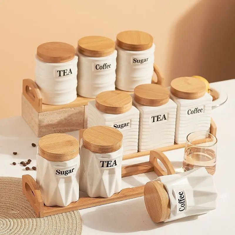 3-teiliges Set aus Keramik-Vor – Coffee Tea And Sugar Set Bewertung und Preis