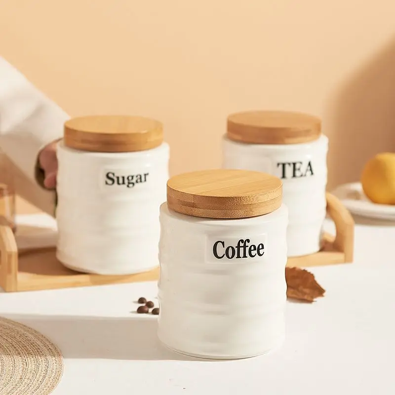 3-teiliges Set aus Keramik-Vor – Coffee Tea And Sugar Set Bewertung und Preis