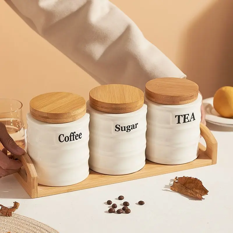 3-teiliges Set aus Keramik-Vor – Coffee Tea And Sugar Set Bewertung und Preis