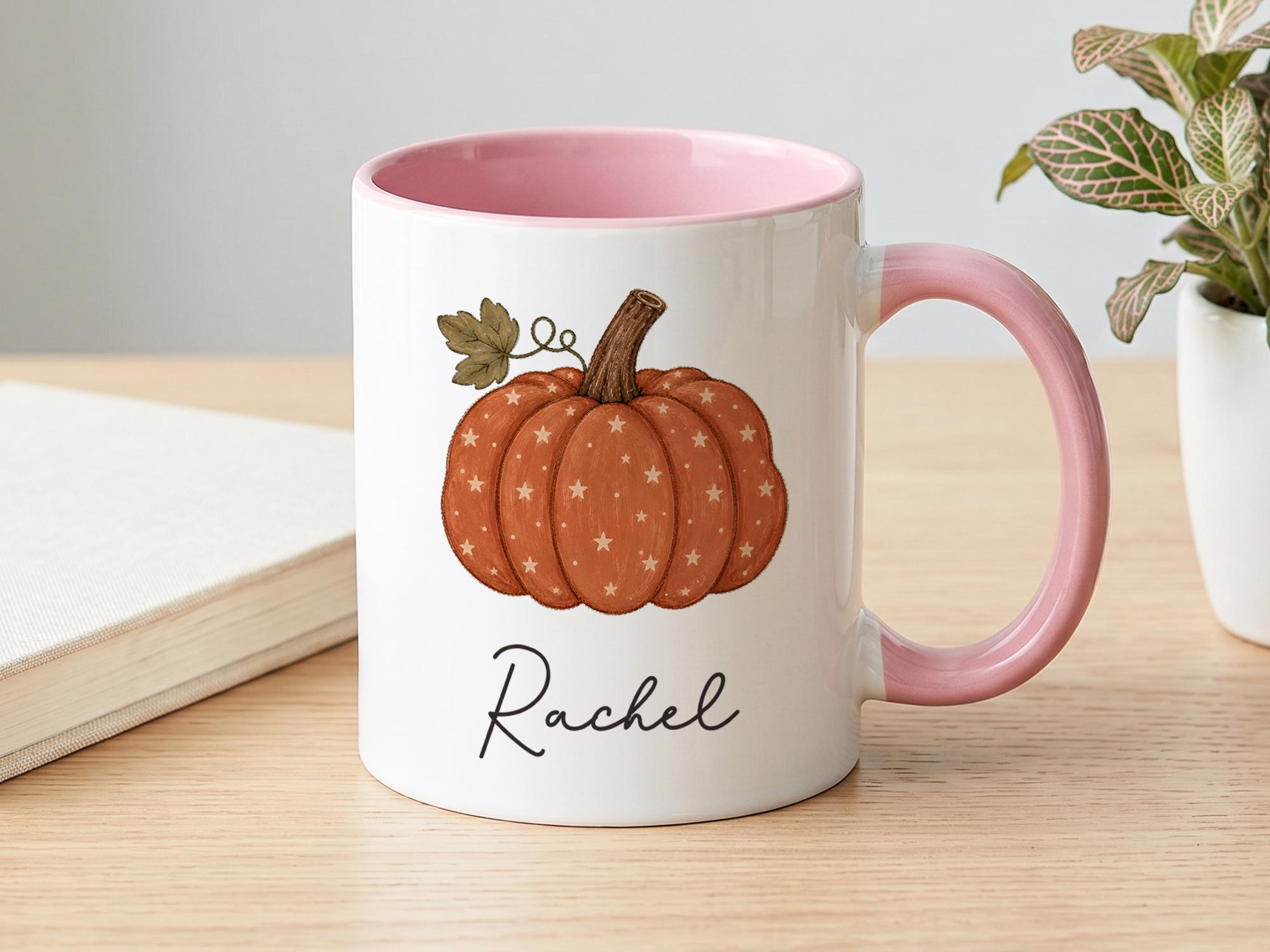 Personalisierte Kürbis-Tasse,  – Coffee Tea Name Bewertung und Preis